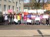 Demonstration der Schülerinnen und Schüler der Klassen 4a und 4b der Mechtenbergschule am 14.April 2015